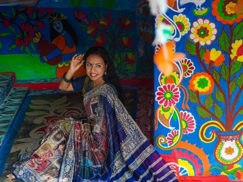 Heritage trip to Alpona Village landscape