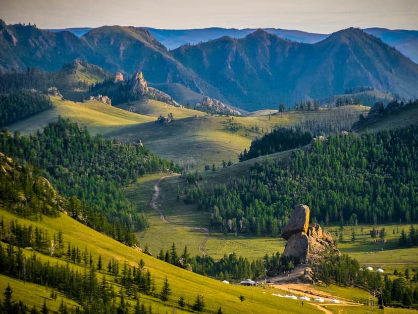 Mongolia landscape
