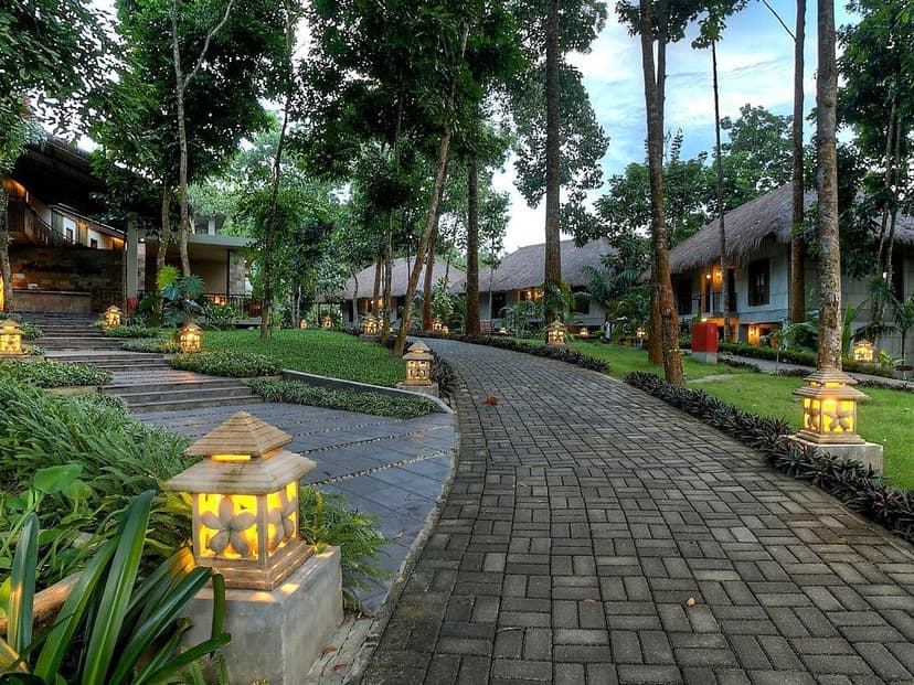 Relaxing Staycation at Dusai Resort and Spa landscape