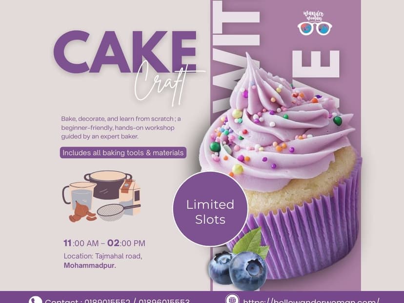 Cake Craft - Cake Baking from scratch. landscape